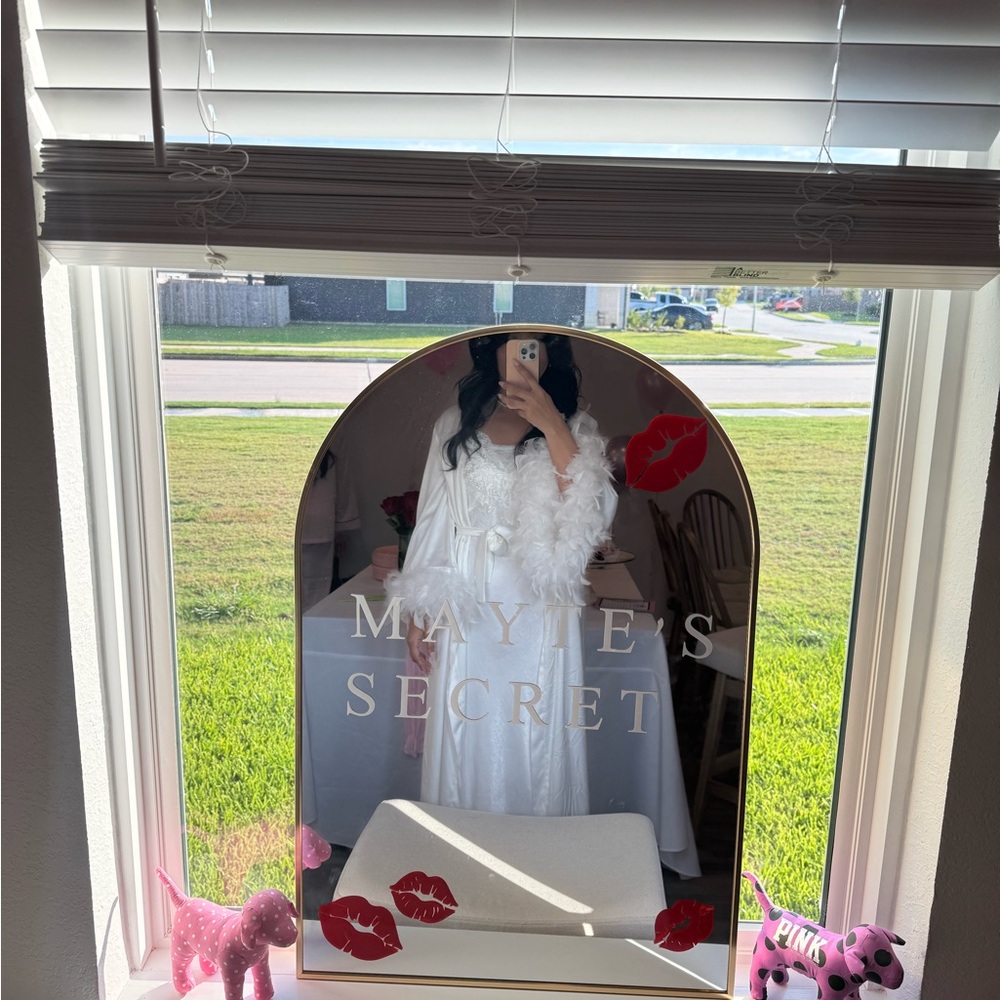 White Feathered Robe